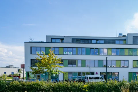 Parkplatz am Kreiskrankenhaus Heppenheim